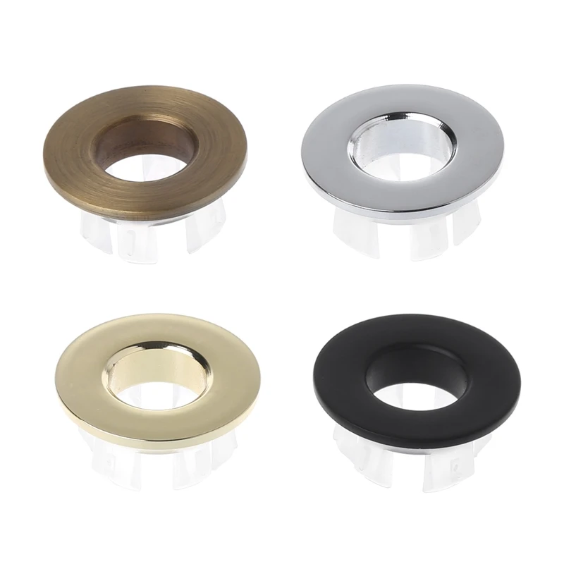 

Bathroom Basin faucet Sink Overflow Cover Brass Six-foot Ring Insert Replacement Wholesale Dropshipping