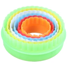 6 шт кондитерские формы для торта печенья для рождественской кухни, круглые