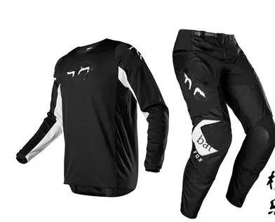 

2020 bat FOX MX MTB Racing 360 Flex Air Black Jersey Broek Set MX SX Offroad Dirt Bike Vented Volwassen Gear combo