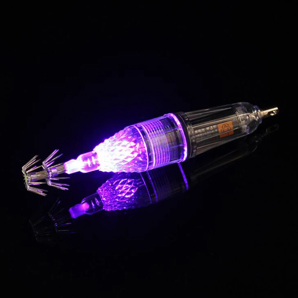 12cm LED Underwater Light Fishing Bait Lures Deep Drop LED Light Waterproof Underwater Lamp Attractive Light Attracting Tools