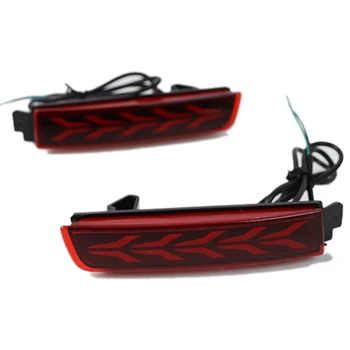

2PCS LED for Infiniti FX35 FX37 FX50 2009 2010 2011 2012 2013 Reflector Lamp Tail Rear Fog Lamp Bumper Light Brake Light Model B