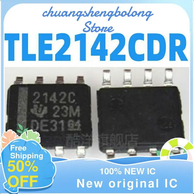 

5 шт., TLE2142CDR 2142C tle2142980 2142I SOP-8, новая оригинальная интегральная схема