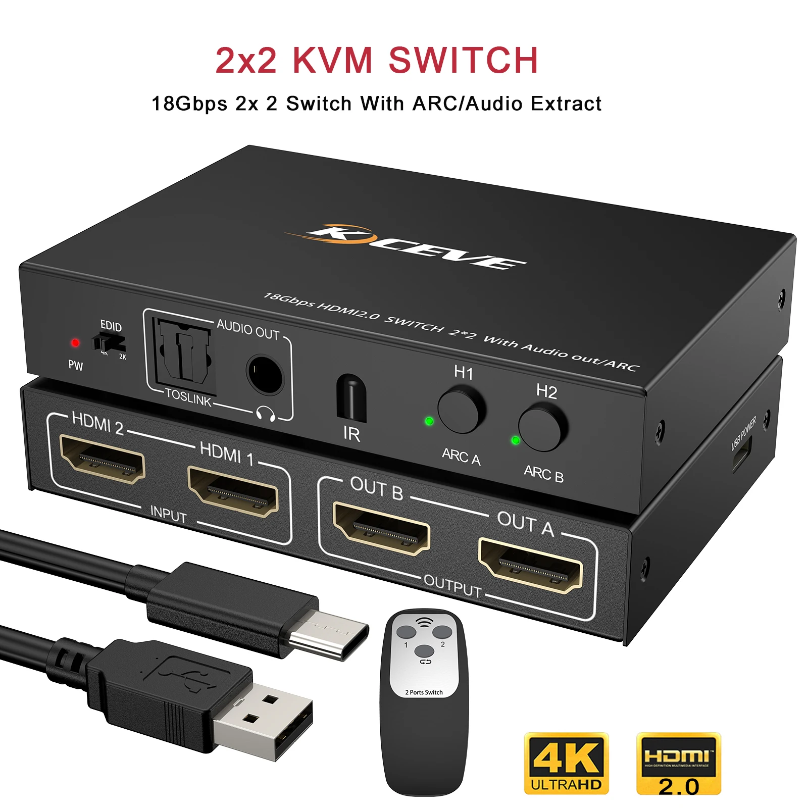 kvm-switch-dual-monitor-18gbps-2x-2-switch-with-arc-audio-extract-4k-hd-display-switcher-support-wireless-remote-control