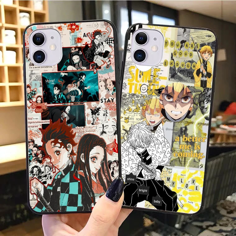 

Japan Anime Demon Soft Silicone TPU Back Cover Case For IPhone 12 11Pro Max SE2020 5 6 7 8Plus 11 XS Max XR X10 Back Phone Cases