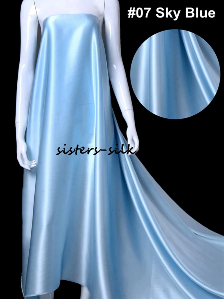 Sky Blue Женские шелковые майки s 19 мм Mulberry, женская блузка без рукавов с широким ремешком, Женская Повседневная футболка, топ, все размеры Ailisilk - Цвет: Sky Blue