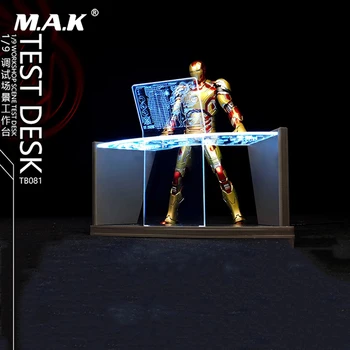 

For Collection 1/9 Action Figure Scene accessories Iron Man Tony Workshop Scene Test Desk for 1:9 Figure