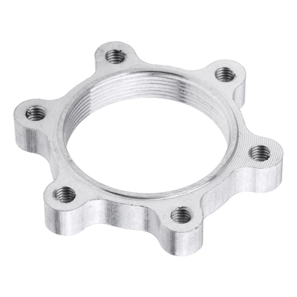 Tuerca de bloqueo de buje de bicicleta, rosca de brida, adaptador de freno de disco, Rotor de disco