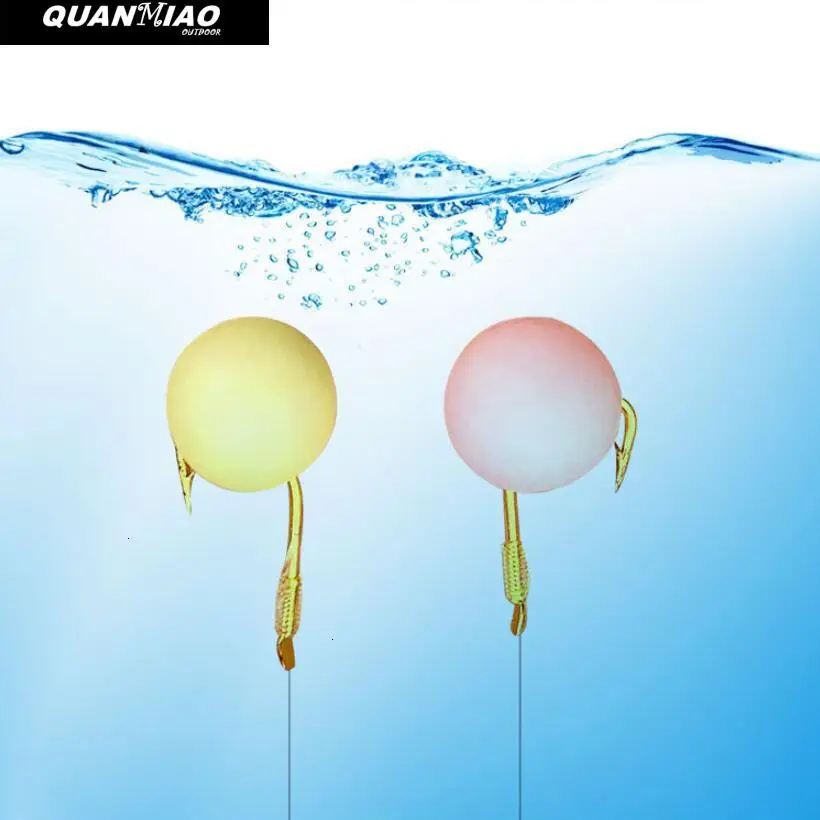 QuanMiao EPS Foam Floats Ball Beads Beans Carp Fishing Boilies Sweet Smell Floating Bottom Hair Rig Popup Fishing Bait 170~900Pc