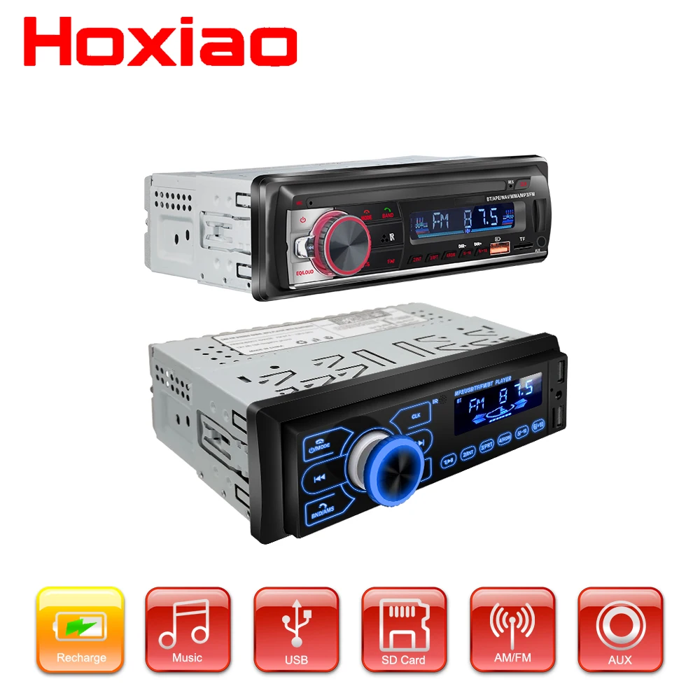 Car Multimedia Player Car Radio Car Radio Player Car Music Player Mp3 Music Player 1 din Car Radio Embedded Stereo Player Bluetooth EQ FM AUX TF 2 USB Multi-Function 1DIN car MP3