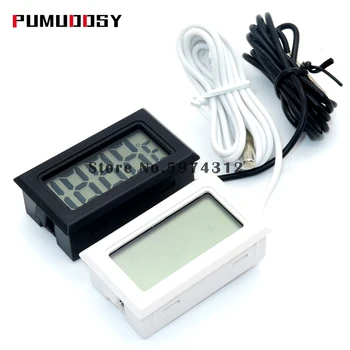 

1Pcs Mini LCD Digital Thermometer Hygrometer 2 Seconds Digital Sensor For Weather Station Waterproof Aquarium Thermometer