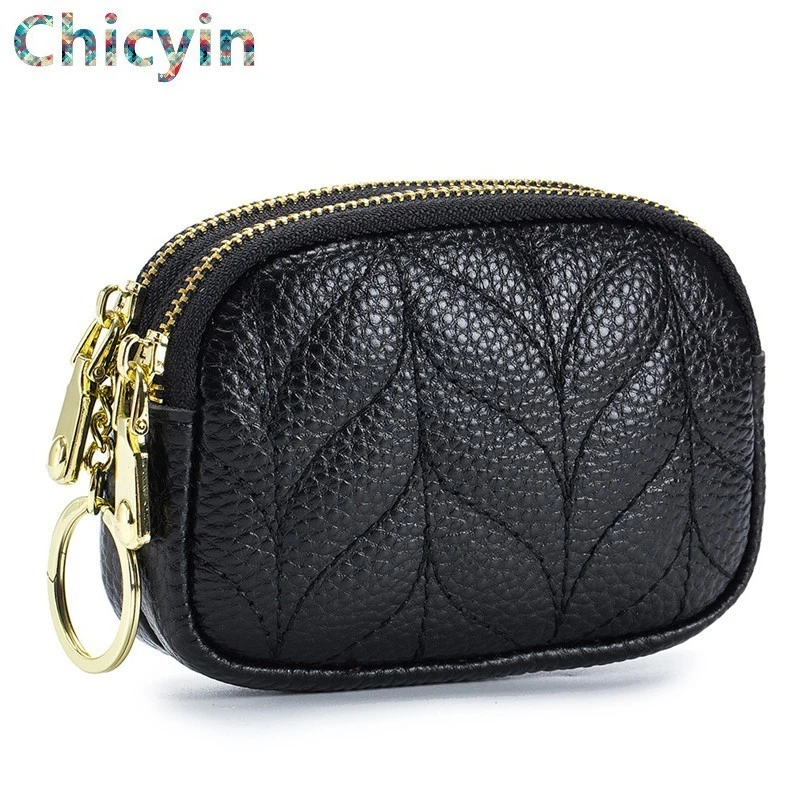 Monedero con cremallera para mujer, billetera de cuero de marca de lujo, monederos suaves, monedero de bolsillo|Monederos| - AliExpress