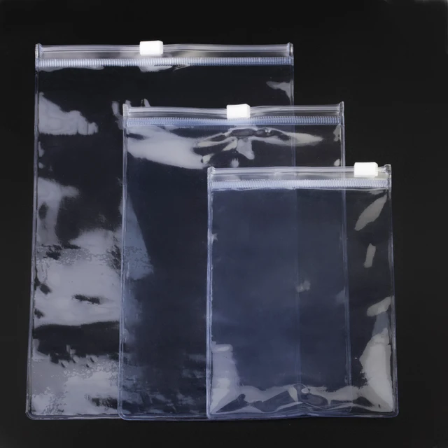 Jewelry Bag Self Seal Plastic Zipper Bag Clear PVC Rings Earrings Packing  Storage Pouch Jewelry Transparent Lock Bags for Holding Jewelries 1.6 x 2.4  inch 2.8 x 4 inch 4 x 6 inch (180 Pieces)