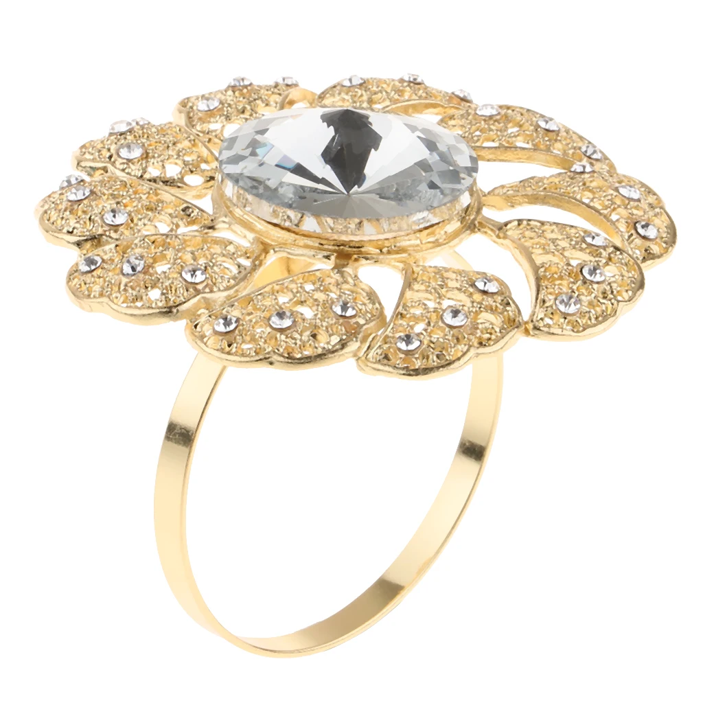 2 цвета полый металлический аксессуар в виде цветка держатель для салфеток декор