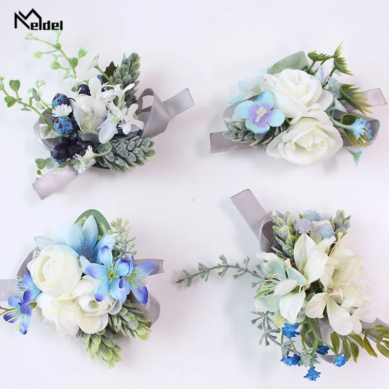 wedding Wrist Corsage Bracelet wrist flower  (32)