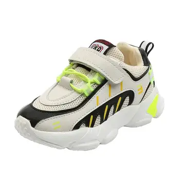 

Kids Fashion Sneakers Boys Girls Sports Running Shoes Breathable Mesh Tennis Shoes Soft Lightweight Children Casual Walking Shoe