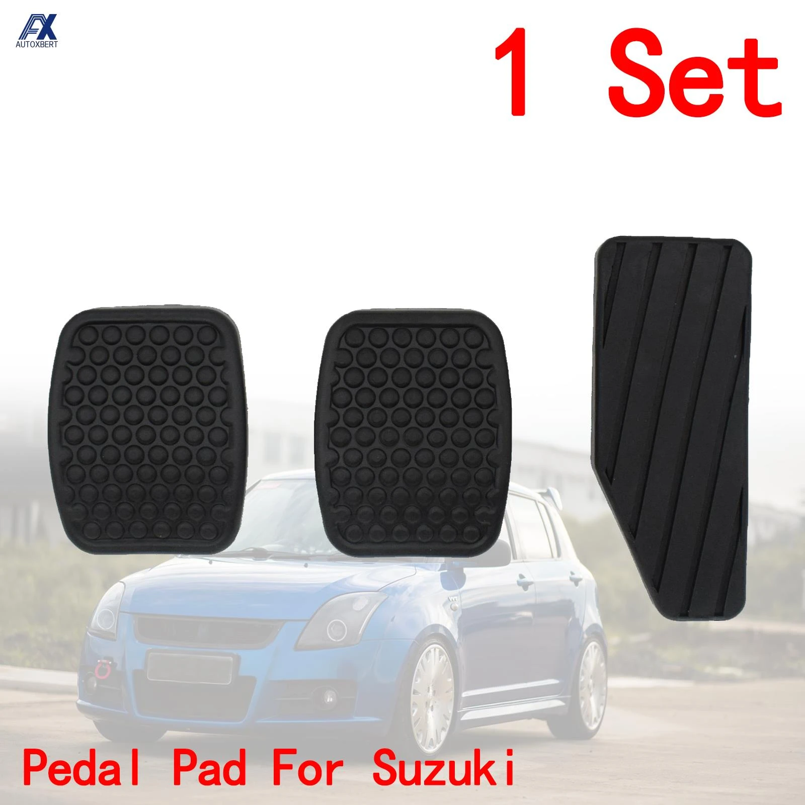 de cubiertas de goma para Pedal de acelerador de freno, accesorios para coche, 3 piezas/1 juego, para SUZUKI Swift Samurai Tracker| Pedales| - AliExpress