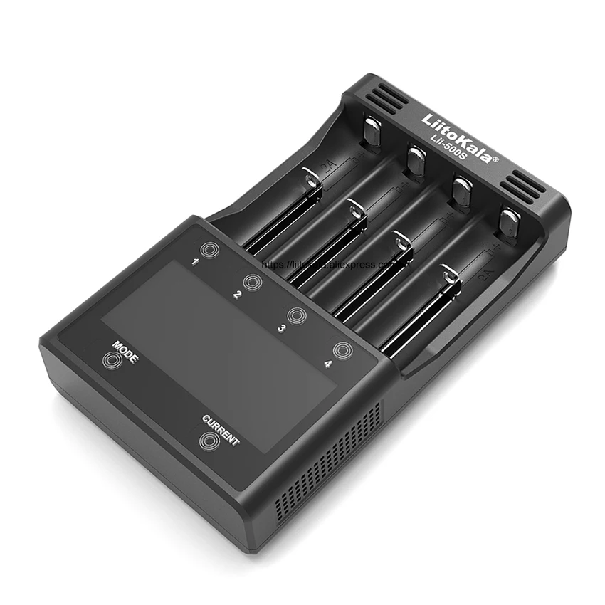Online Liitokala lii 500S LCD touch batterie ladegerät, lade 18650 26650 21700 18500 3,7 V lithium batterie NiMH batterie