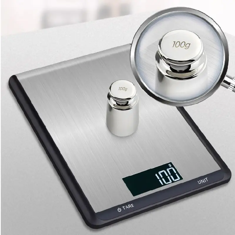 

Multi Function Digital Kitchen Scale 10000g/1g High Precision Measurement Electronic LCD Backlight DisplayBalance Baking Cooking