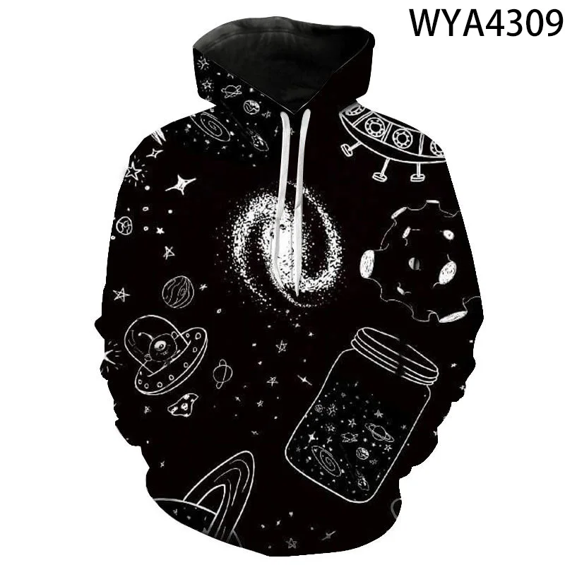 

2020 New Cool Starry Sky Sweatshirts 3D Printed Men Women Children Hoodies Pullover Long Sleeve Streetwear Boy Girl Kids Jacke