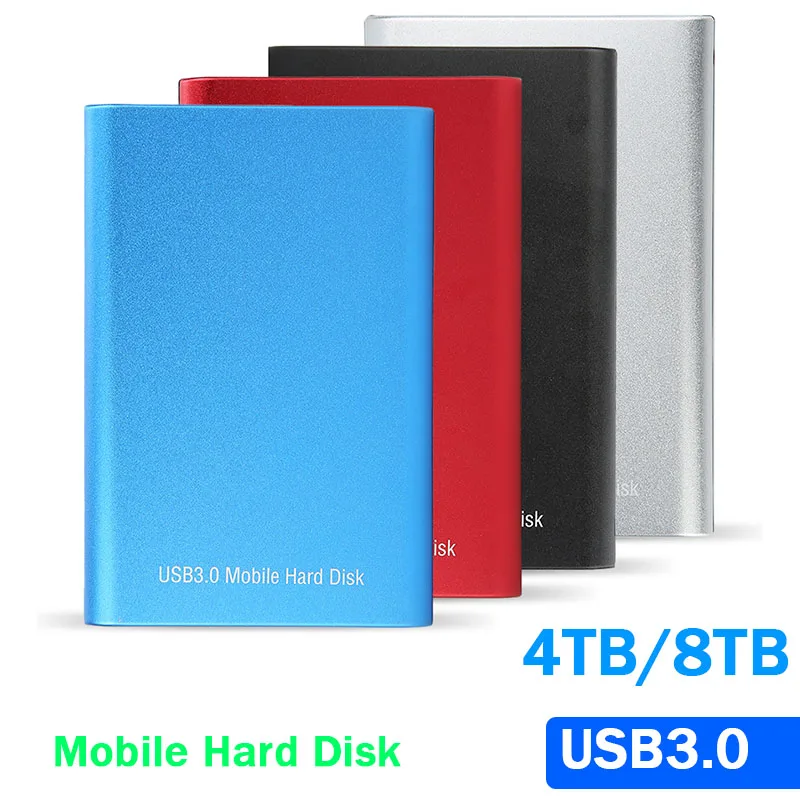 Портативный внешний жесткий диск 2 5 дюйма 8 ТБ 4 1 HD подходит для ноутбуков |