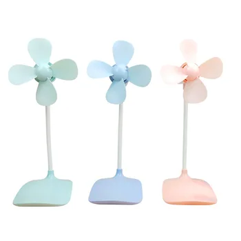 

Mini Desktop Fan USB Rechargeable Portable Student Dormitory Small Electric Fan Soft Fan Blades Home Office Mute Cooling Fan