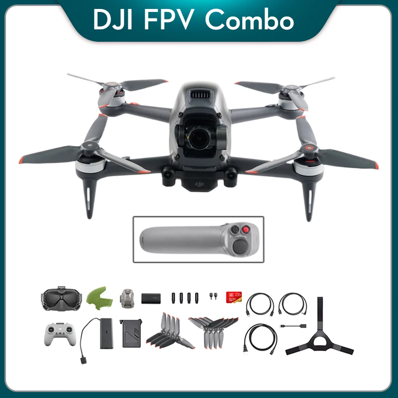 DJI FPV Combo Drone 10km 1080P 4K 60fps 150° FOV HD Video Motion Controller  DJI FPV Drone RC Quadcopter FPV Goggles V2 in Stock