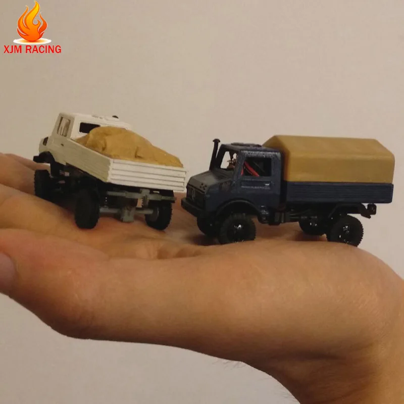4WD Unimog 1:87 комплект для самостоятельной сборки грузовика с пластиковым шасси 4*4