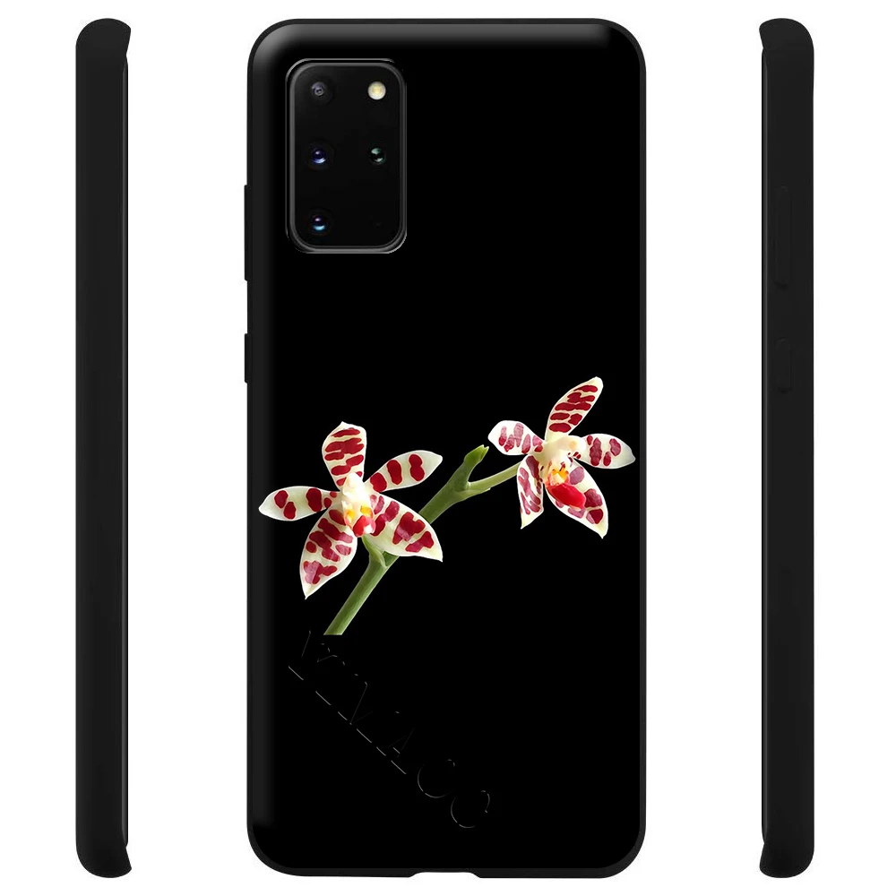 Чехол с цветами орхидеи для Samsung Galaxy A7 A8 A9 A10 A20 A30 A40 A50 A70 S10 S10e J6 Plus S20 Ultra Note 10 Lite A51 A71
