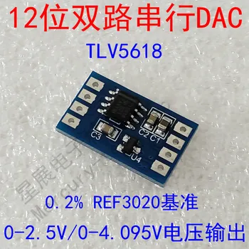 

TLC5618 / TLV5618 Digital-to-analog Conversion 12 Dual DAC Module SPI Serial DAC 12-bit DA Conversion