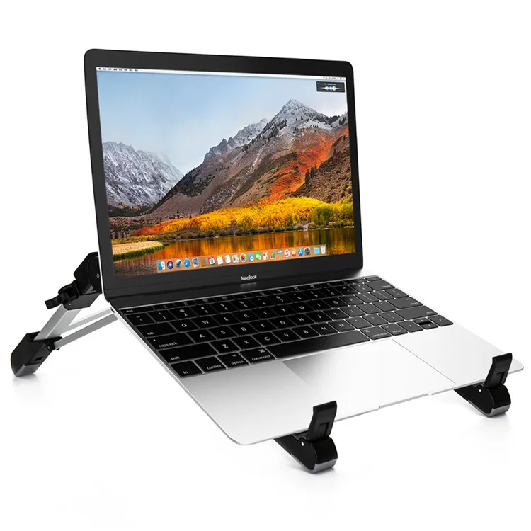 

Aluminum Foldable Laptop Stand Adjustable Base Holder for MacBook Pro Air Surface portable and lightweight 11''-15.6'' Notebook