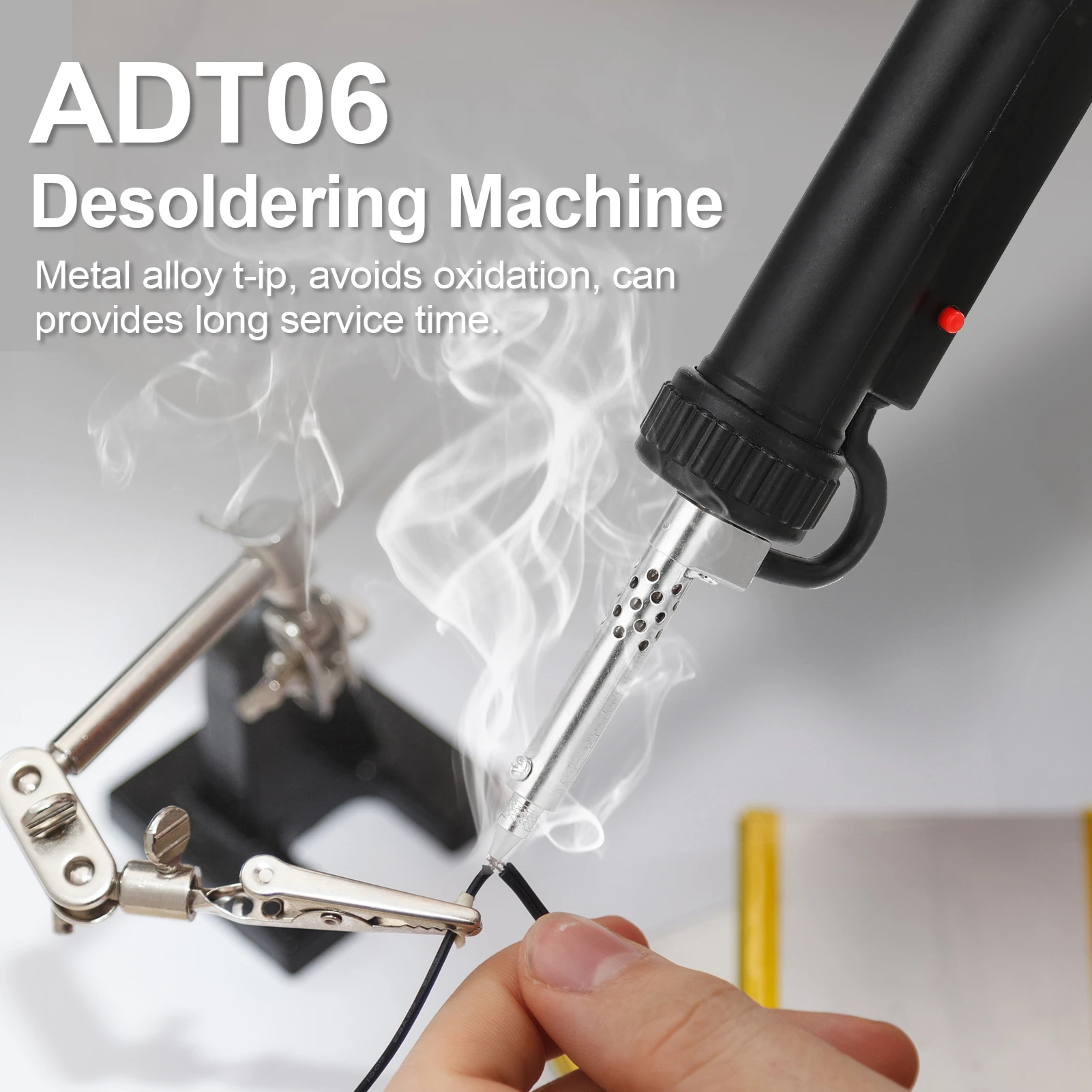 best auto darkening welding helmet Desoldering Machine ADT03 ADT06 Automatic Portable Electric Solder Tin Sucker Vacuum Soldering Remove Pump with 3 Suction Nozzle welding rods for sale