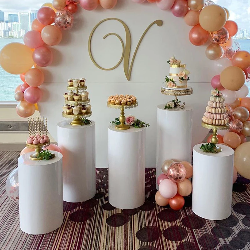 ハイパーストリートファイターii 日曜大工の結婚式の装飾 ケーキスタンド デザートテーブル 丸いシリンダー 台座 アートディスプレイ 柱 新製品 21 当店一番人気 Signature Johaness Com