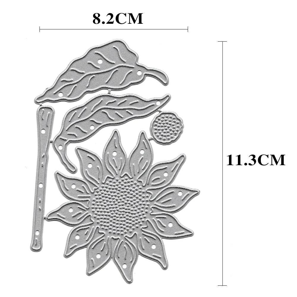 Подсолнуха рождественские штампы Скрапбукинг Новое поступление металлический Трафаретный вырубной Штамп ремесло вложенные умирает вырезать Alina Craft магазин товаров для рукоделия пресс-форм