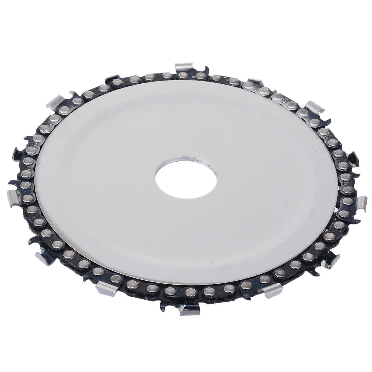 5 Inch Diameter 22mm Arbor Wood Carving Disc 14 Tooth Cut Chainsaw Disc for Angle Grinders Cut Carve Shape