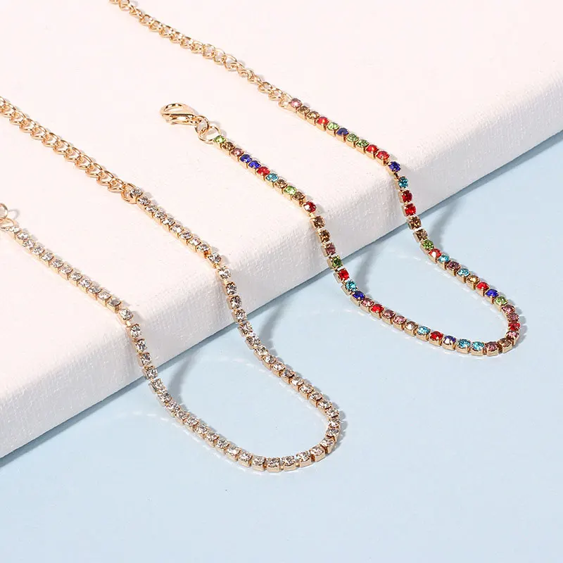 New Multicolor Rhinestone Anklet Creative Claw Chain Anklet Ladies Fashion Jewelry For Women Birthday Gifts Holiday Accessories New Multicolor Rhinestone Anklet Creative Claw Chain Anklet Ladies Fashion Jewelry For Women Birthday Gifts Holiday Accessories