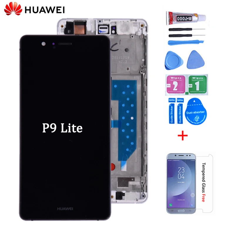 Najtaniej Oryginał dla Huawei P9 Lite Huawei G9 VNS L21 VNS L22 VNS L23 VNS L31 VNS L53 wyświetlacz LCD + montaż digitizera ekranu dotykowego