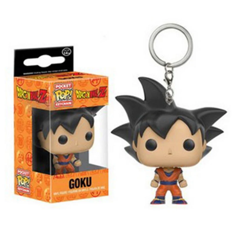 Funko Pop Pocket Dragon Ball брелок Goku Vegeta фигурка игрушки