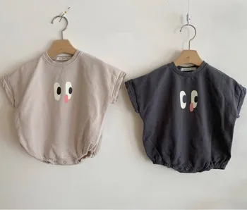 

Baby Bodysuit 2020 Summer Baby Infant Summer Baby Bodysuit Baby Cute Printed Big Eyes Jumpsuit Romper