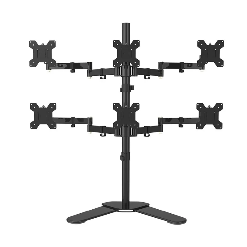 Desktop Stand Full Motion 360 Degree 6 Screens