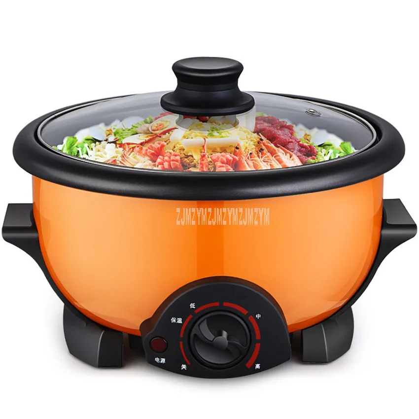 

3.5L Capacity Mini Electric Multi Cooker Hot Pot Household Non-stick Electric Cooking Machine Student Dormitory Hotpot Cooker