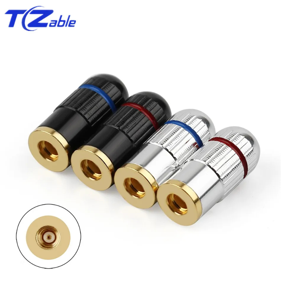 Earphone Pin Audio Jack Wire Connector For MMCX Female Headphone Plug For UE900 SE535 SE215 W10 W20 W30 Solder Splice Adapter