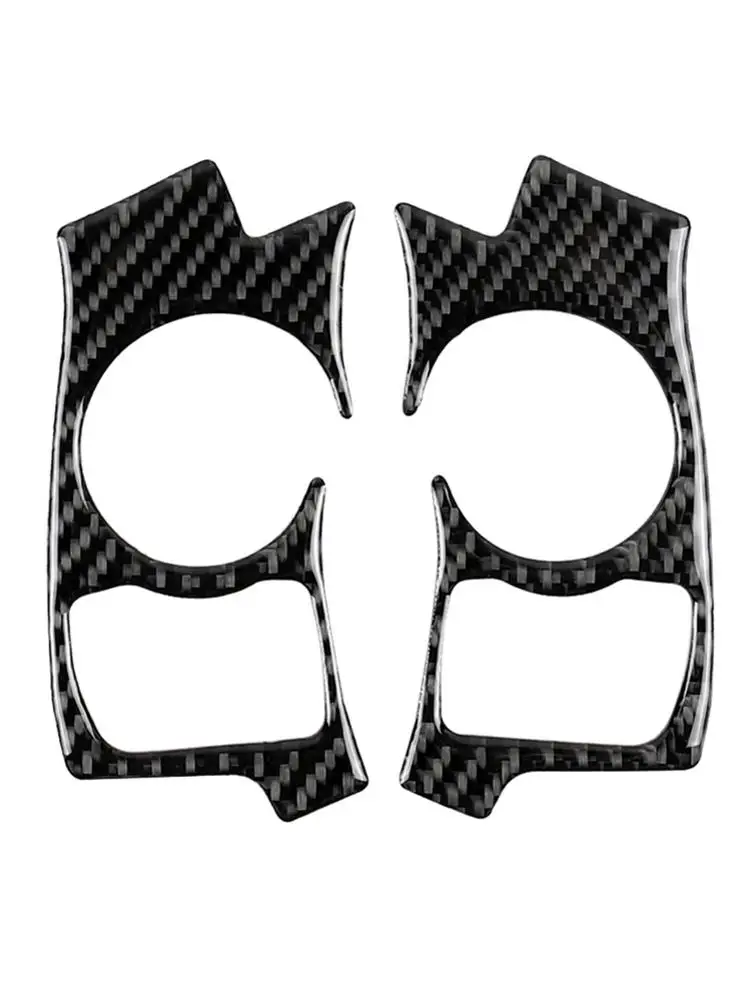 

Carbon Fiber Steering Wheel Button Cover For Lexus IS250 NX200T 300H Decorative Stickers Automotive Interior Accessories