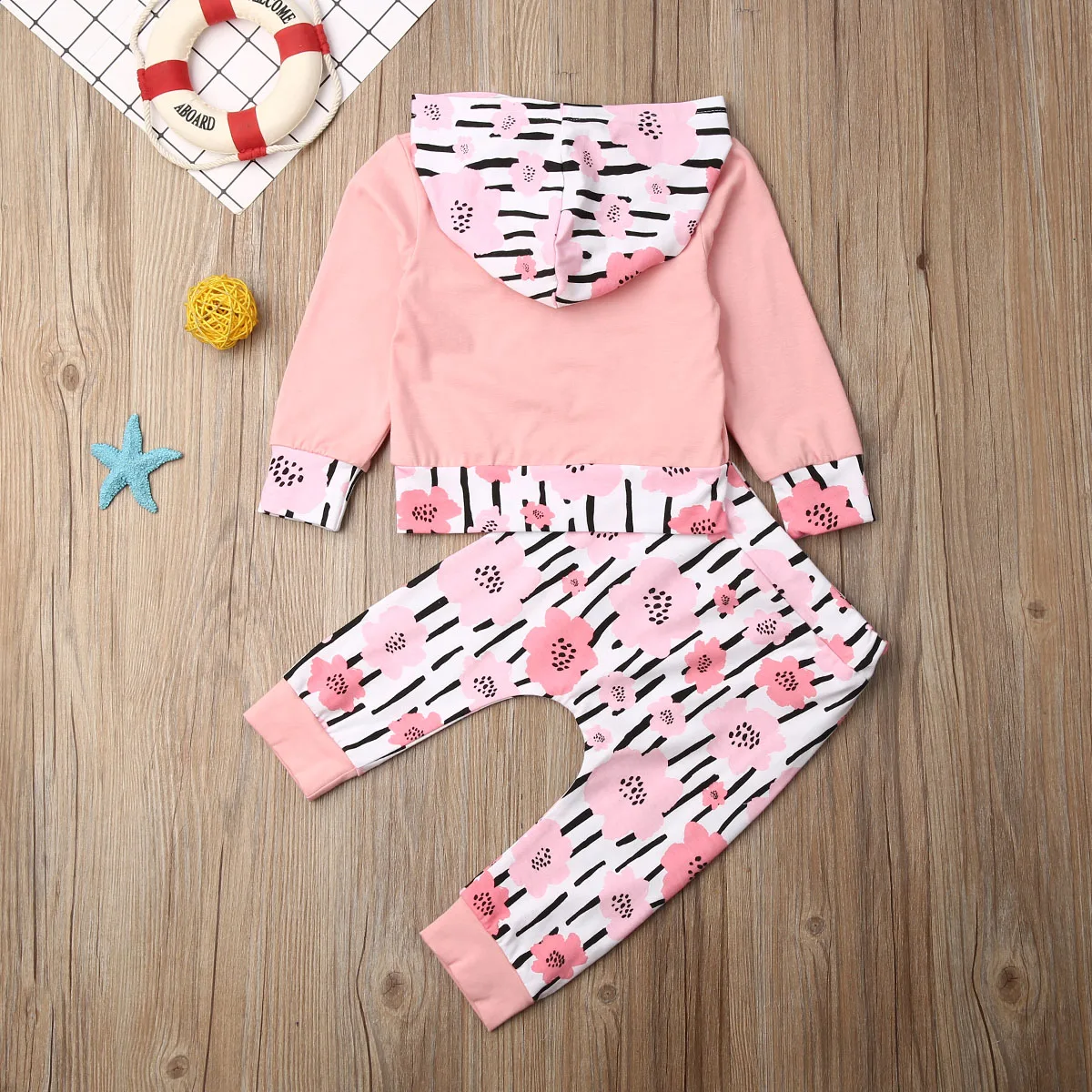 Г. Весенне-осенний комплект одежды для новорожденных девочек; толстовка с длинными рукавами и цветочным принтом; комплект со штанами; одежда для маленьких девочек