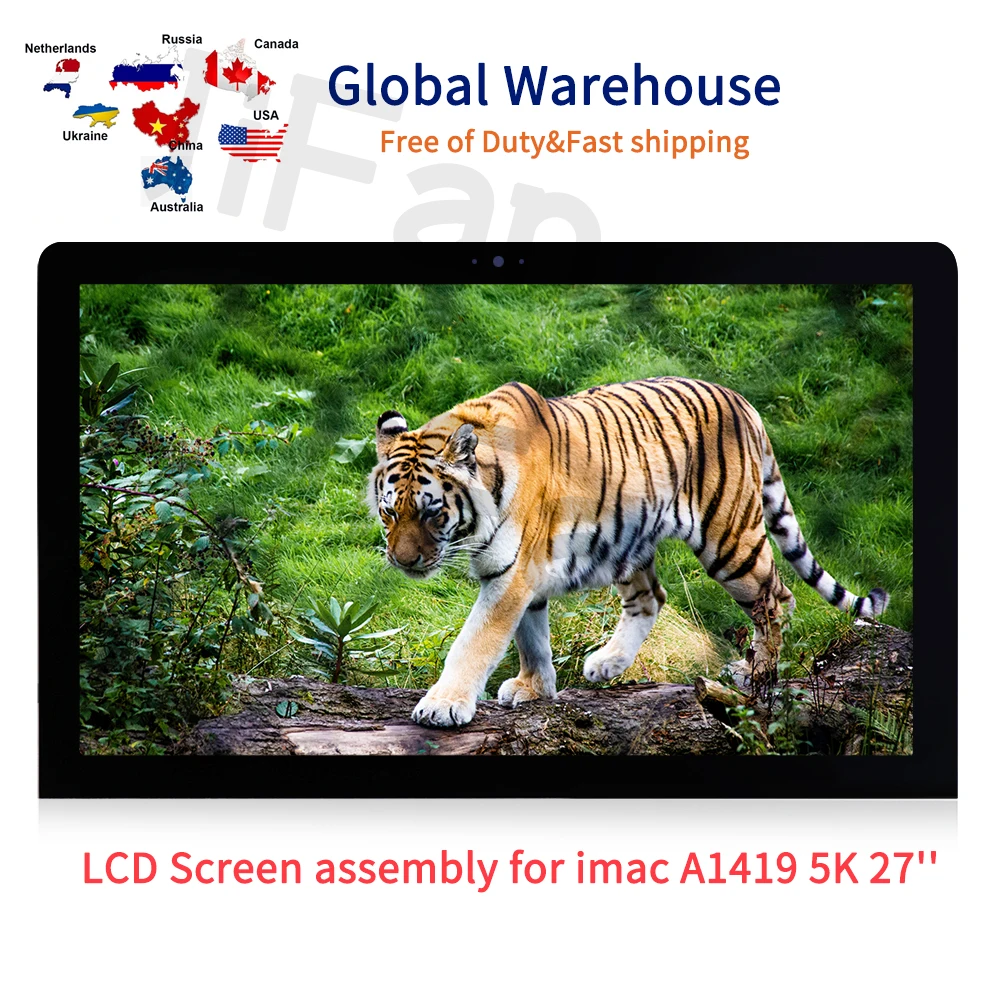 Светодиодный ЖК-дисплей LM270QQ1 SD A2 Для Apple iMAC 27 дюймов A1419 5k панель Retina в сборе Конец