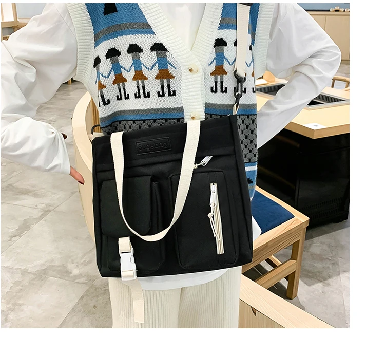 NEW 5 Piece Set backpacks fashion canvas kawaii female Korean Shoulder bag Casual College Students backpack School bag for girl