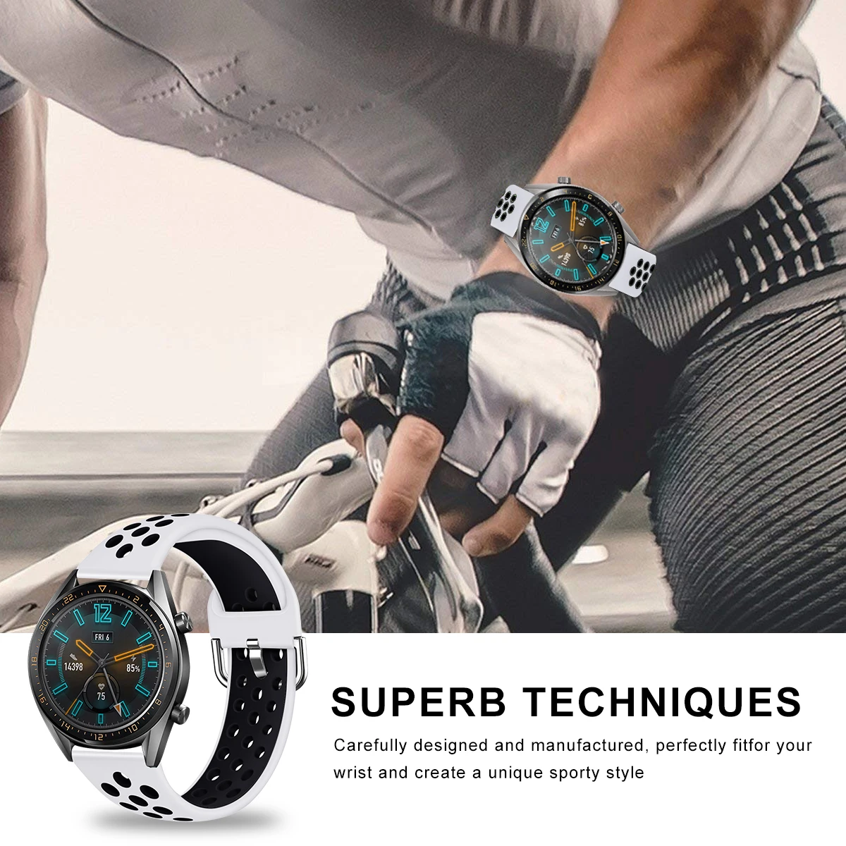 For Huawei Honor Magic Watch 2 Strap 22mm WatchBand Flexible Silicone Bracelet Replacement Watch Band