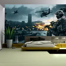 Фотообои на заказ из фильма "война в Персидском заливе", 3D стерео настенная бумага, настенная бумага для K tv, декорация на стену, размер на заказ, напечатанная Фреска