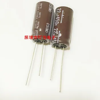

25PCS/50pcs 22uF 450V NICHICON CS Series 12.5x25mm High Ripple Current High Reliability 450V22uF Aluminum Electrolytic capacitor