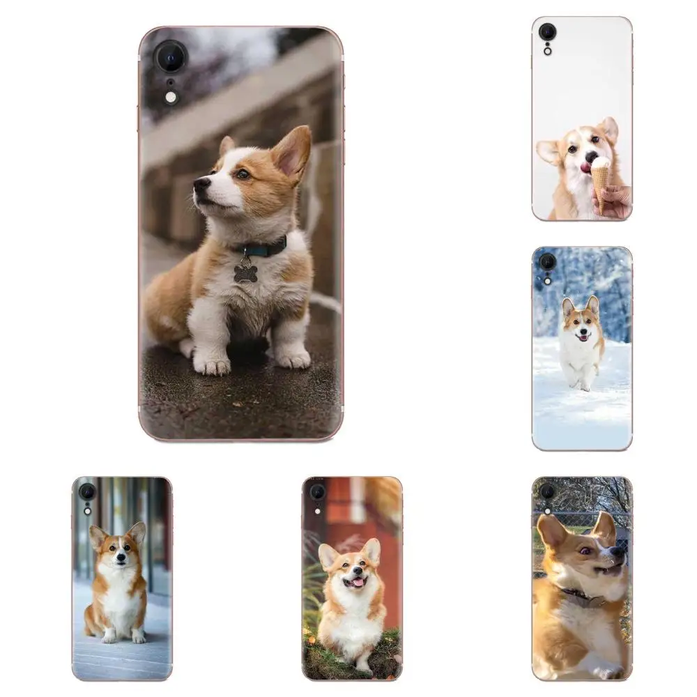 Cute Corgi Dogs Animal For Huawei Honor Mate 7 7A 8 9 10 20 V8 V9 V10 V30 P40 G Lite Play Mini Pro P Smart TPU Design Customized | Мобильные