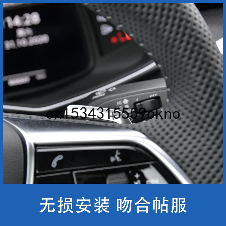 For Audi A3 S3 A4L A5 A6L Q5 S4 RS S5 Steering Wheel Shift Paddle Electroplating Chrome Paddle